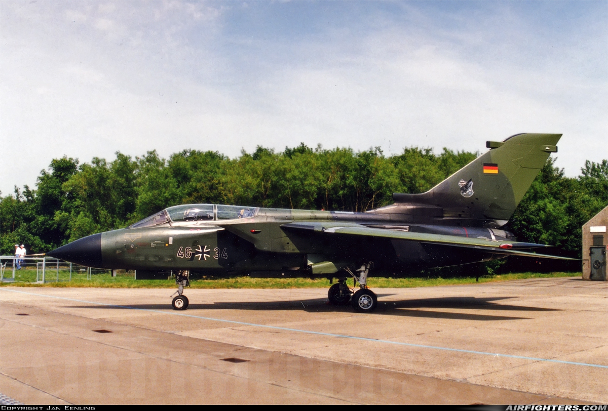 Germany - Air Force Panavia Tornado ECR 46+34 at Leeuwarden (LWR / EHLW), Netherlands