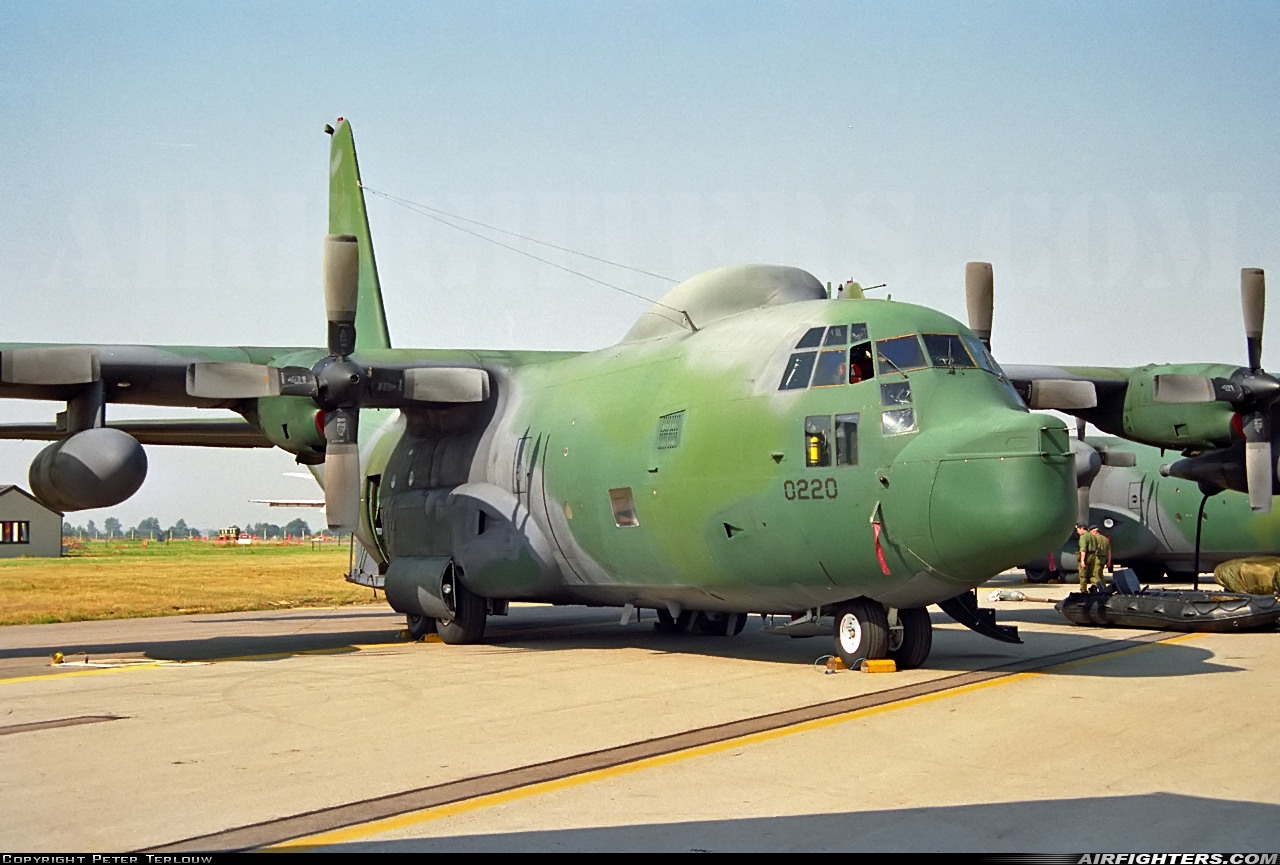 USA - Air Force Lockheed HC-130P Hercules (L-382) 66-0220 at Fairford (FFD / EGVA), UK