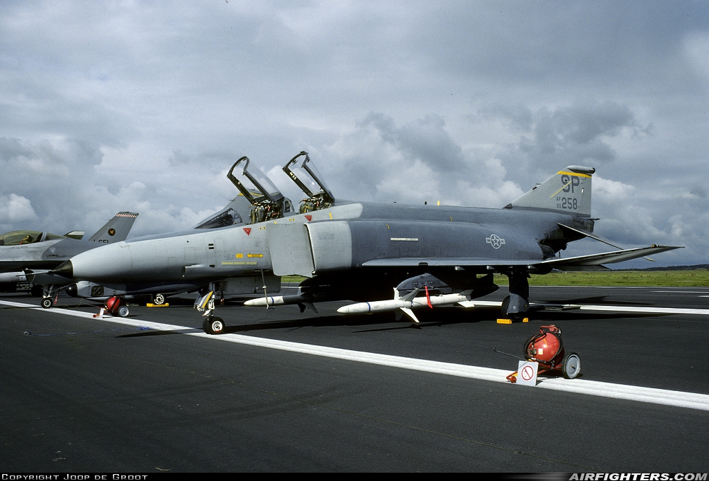 USA - Air Force McDonnell Douglas F-4G Phantom II 69-0258 at Schleswig (- Jagel) (WBG / ETNS), Germany