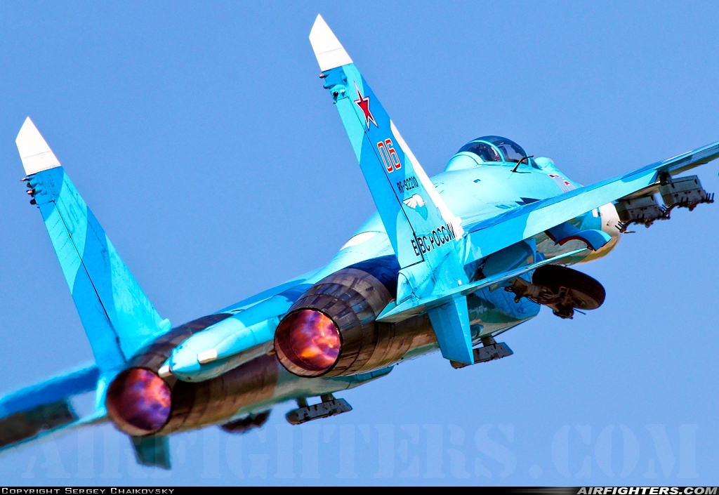 Russia - Air Force Sukhoi Su-27SM RF-92210 at Withheld, Russia