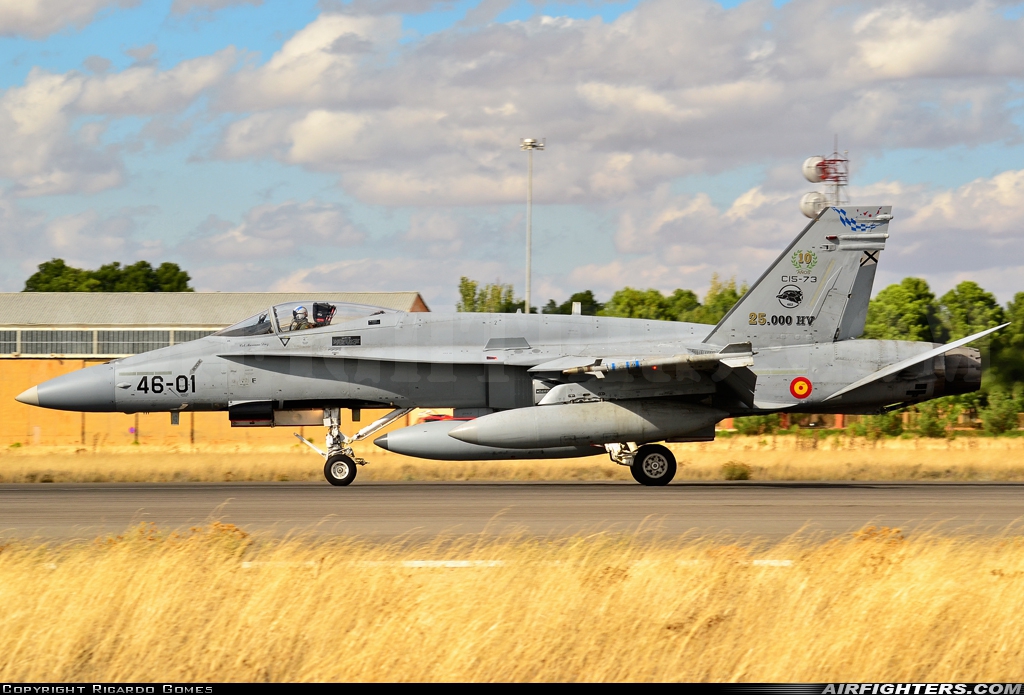 Spain - Air Force McDonnell Douglas F/A-18A+ Hornet C.15-73 at Albacete (- Los Llanos) (LEAB), Spain