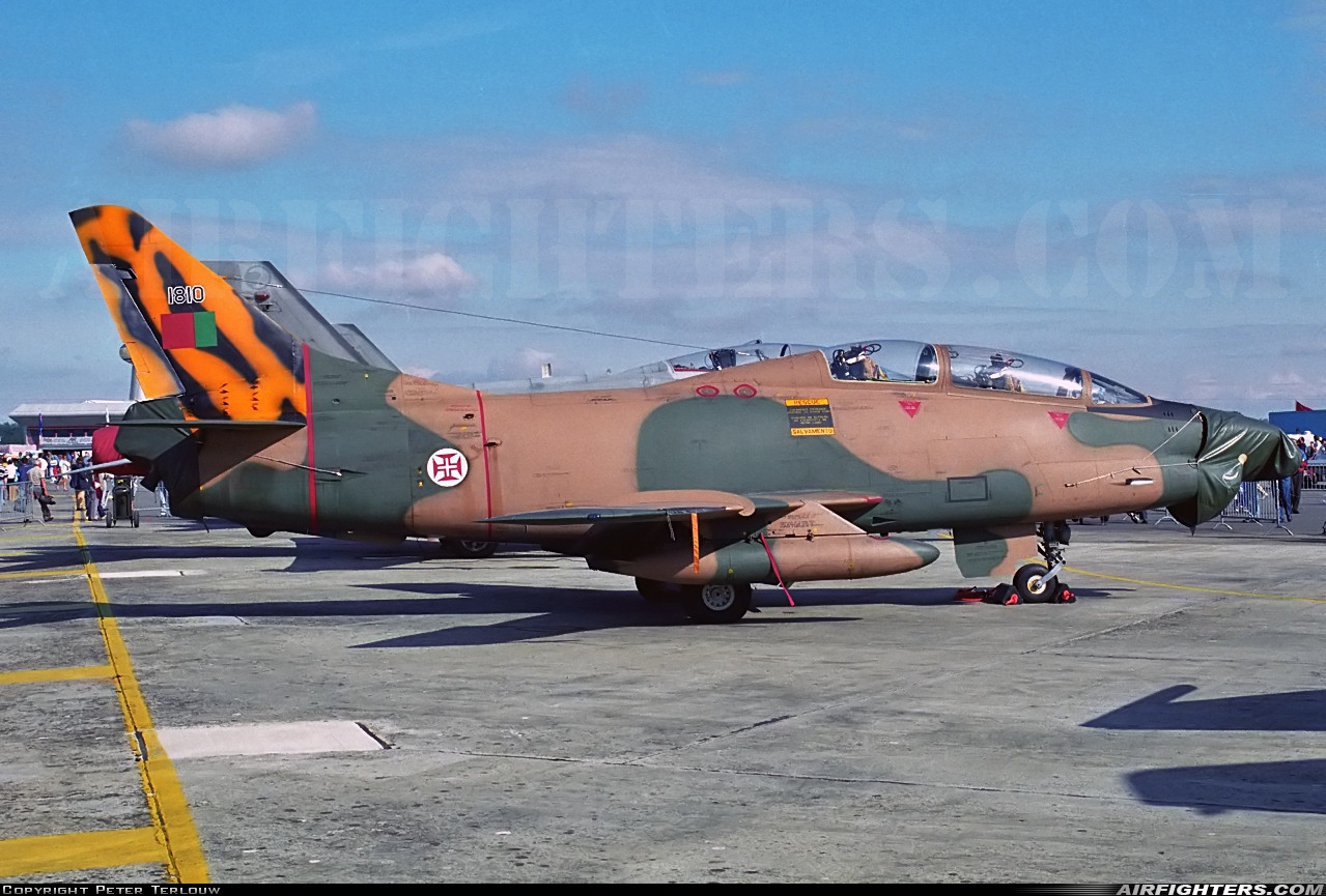 Portugal - Air Force Fiat G-91T3 1810 at Fairford (FFD / EGVA), UK