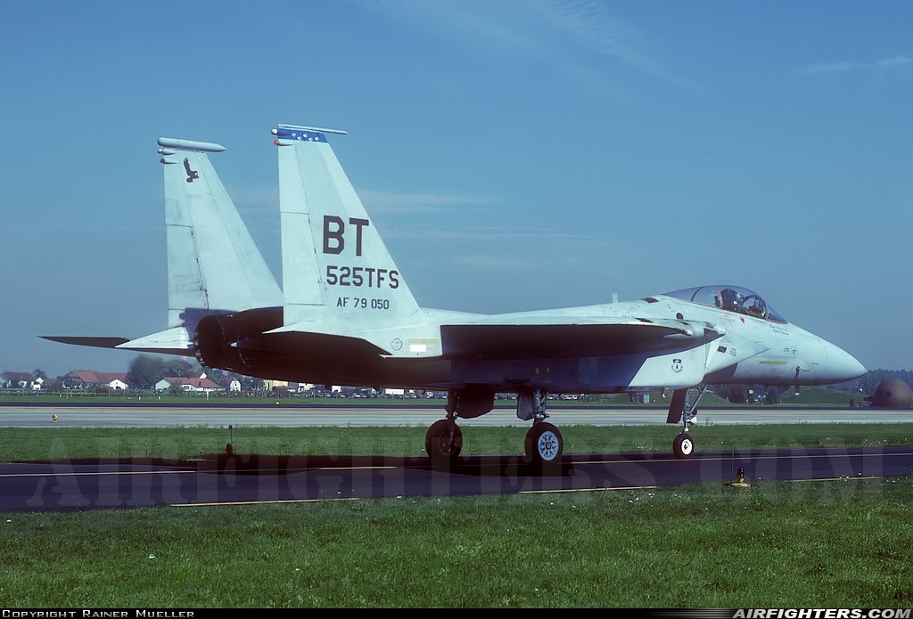 USA - Air Force McDonnell Douglas F-15C Eagle 79-0050 at Neuburg - Zell (ETSN), Germany