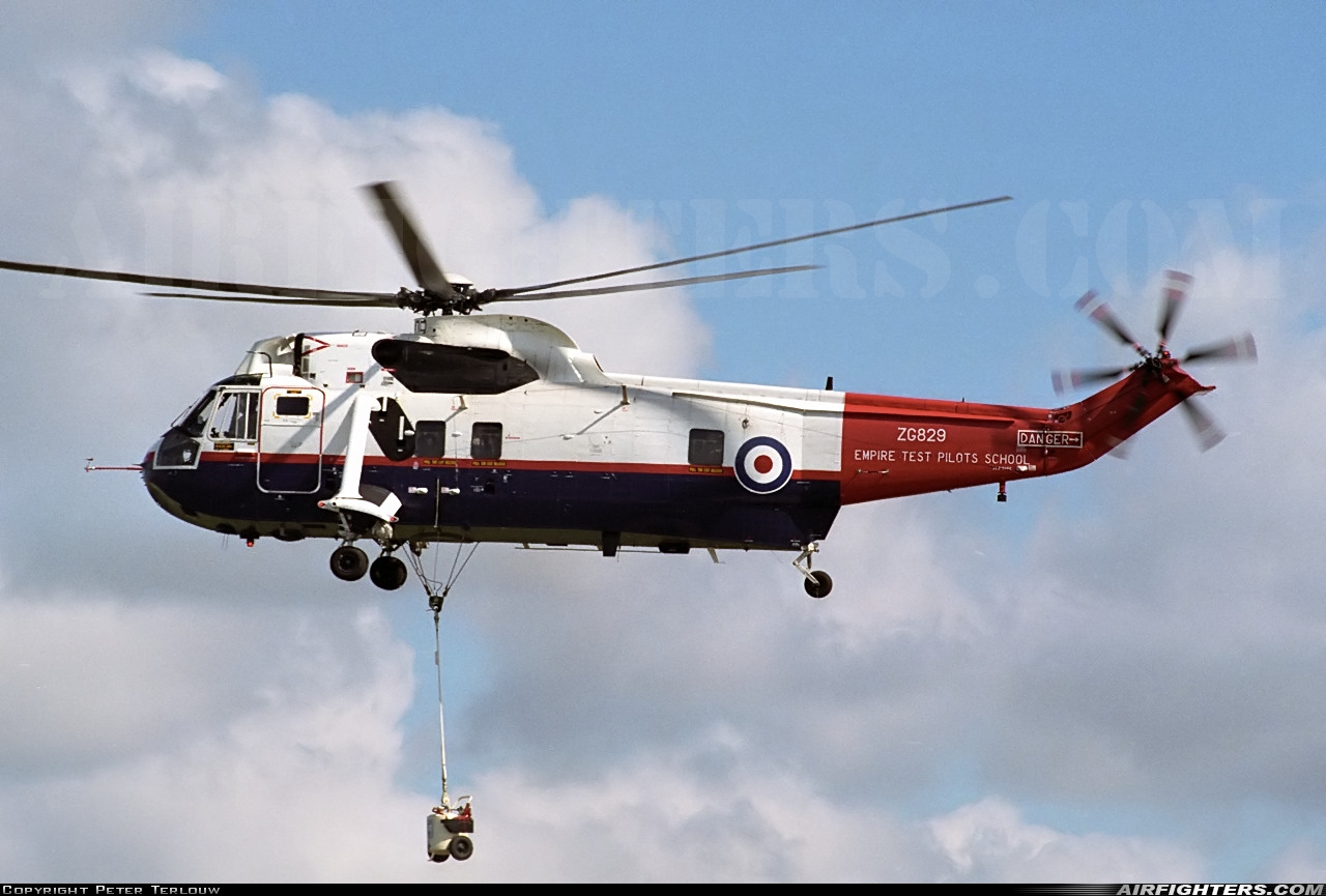 UK - ETPS Westland Sea King HC4 ZG829 at Fairford (FFD / EGVA), UK