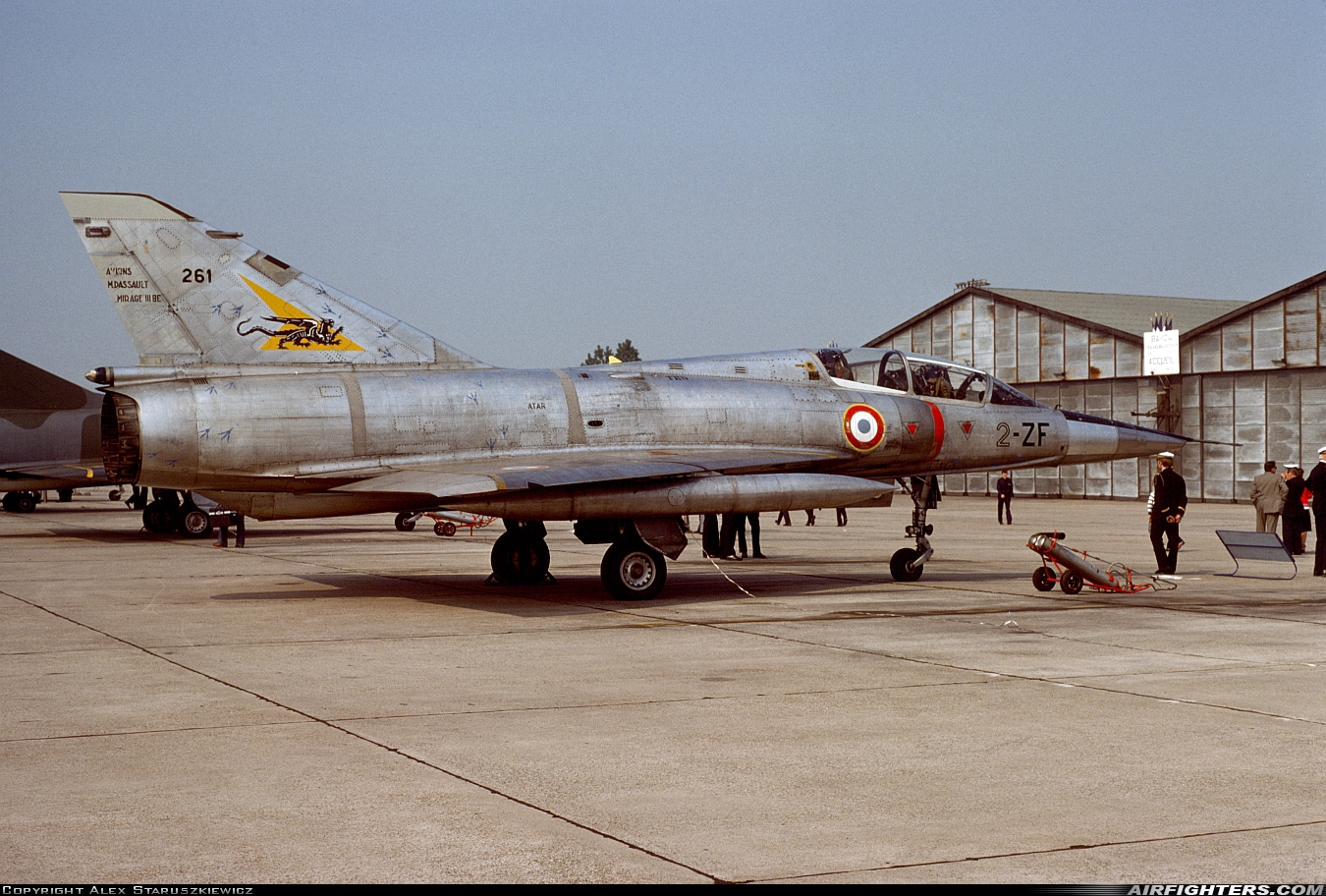 France - Air Force Dassault Mirage IIIBE 261 at Strasbourg - Entzheim (SXB / LFST), France
