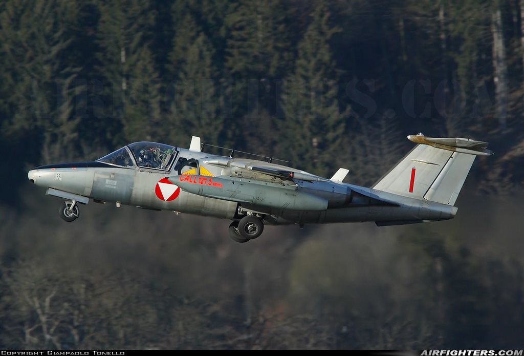 Austria - Air Force Saab 105Oe 1129 at Innsbruck - Kranebitten (INN / LOWI), Austria