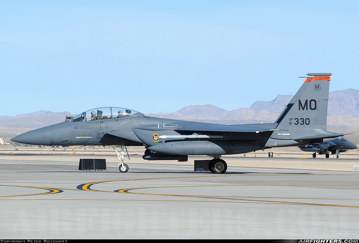 USA - Air Force McDonnell Douglas F-15E Strike Eagle 91-0330 at Las Vegas - Nellis AFB (LSV / KLSV), USA