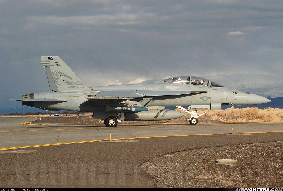USA - Navy Boeing F/A-18F Super Hornet 166976 at Fallon - Fallon NAS (NFL / KNFL), USA