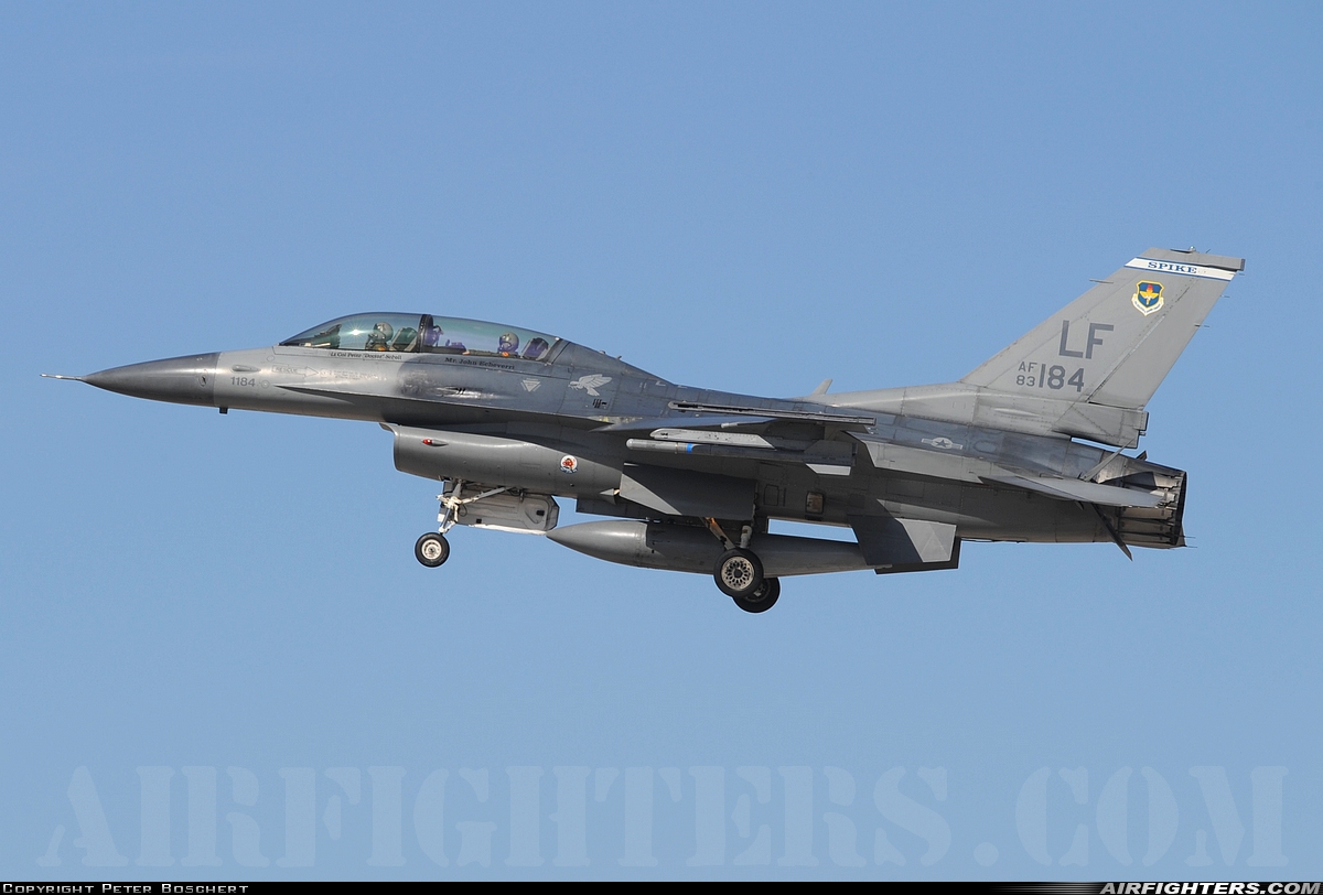 USA - Air Force General Dynamics F-16D Fighting Falcon 83-1184 at Glendale (Phoenix) - Luke AFB (LUF / KLUF), USA