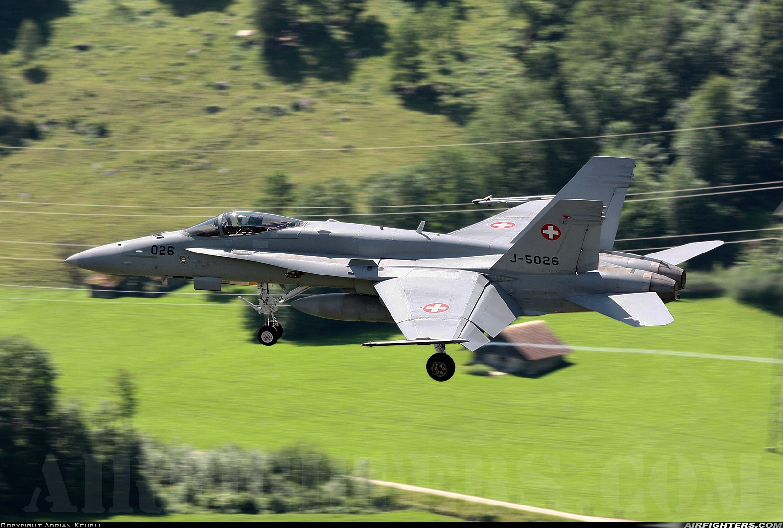 Switzerland - Air Force McDonnell Douglas F/A-18C Hornet J-5026 at Meiringen (LSMM), Switzerland