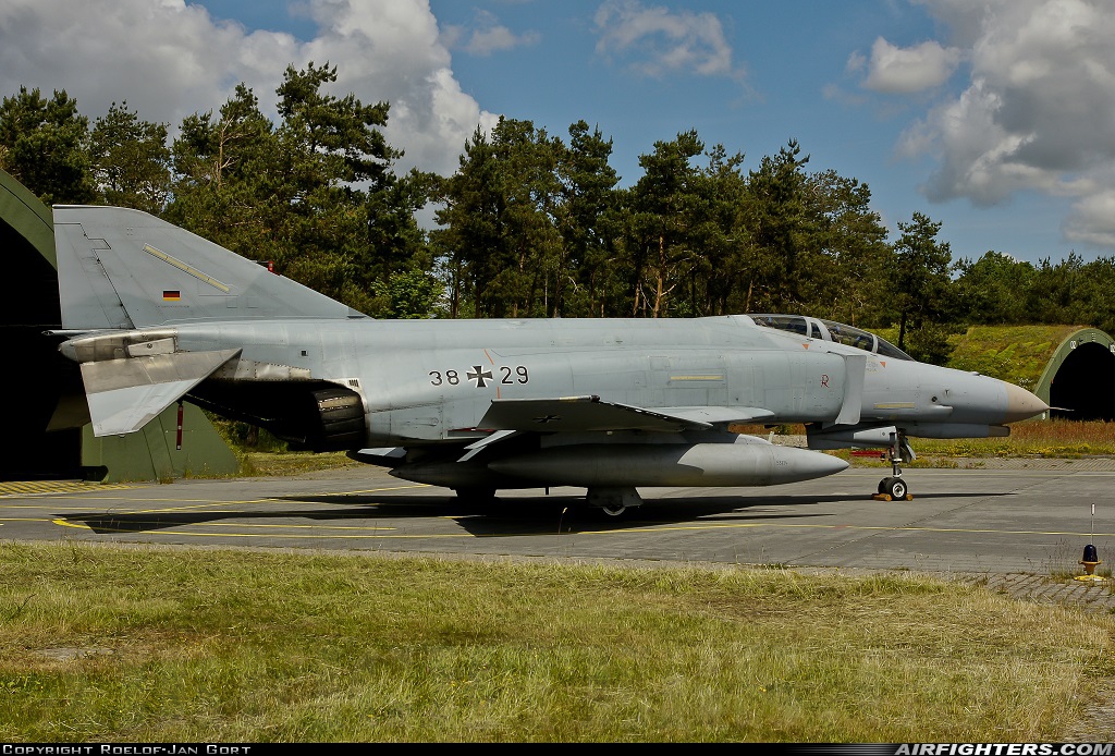 Germany - Air Force McDonnell Douglas F-4F Phantom II 38+29 at Wittmundhafen (Wittmund) (ETNT), Germany