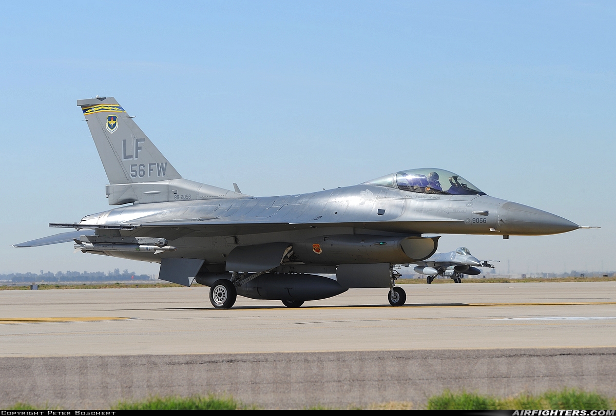 USA - Air Force General Dynamics F-16C Fighting Falcon 89-2056 at Glendale (Phoenix) - Luke AFB (LUF / KLUF), USA