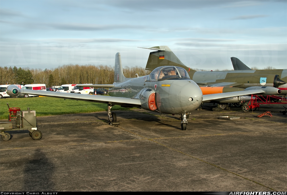 Private BAC Jet Provost T4 G-RAFI at Bruntingthorpe, UK