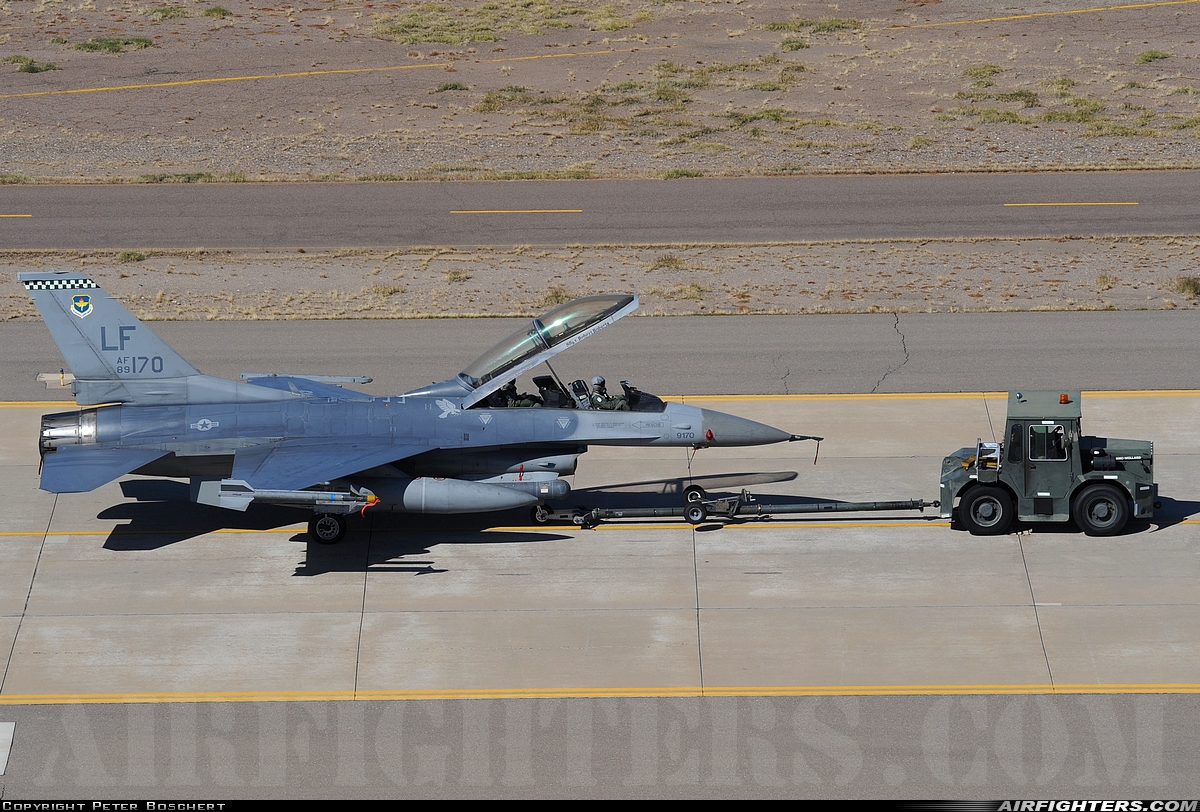 USA - Air Force General Dynamics F-16D Fighting Falcon 89-2170 at Glendale (Phoenix) - Luke AFB (LUF / KLUF), USA