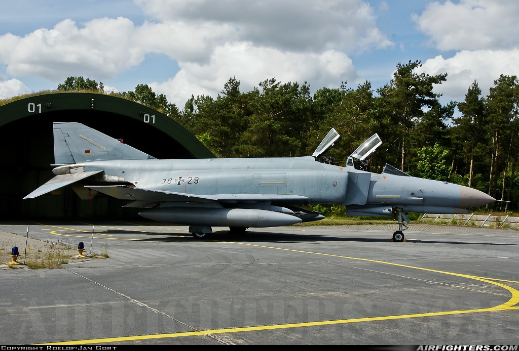Germany - Air Force McDonnell Douglas F-4F Phantom II 38+29 at Wittmundhafen (Wittmund) (ETNT), Germany