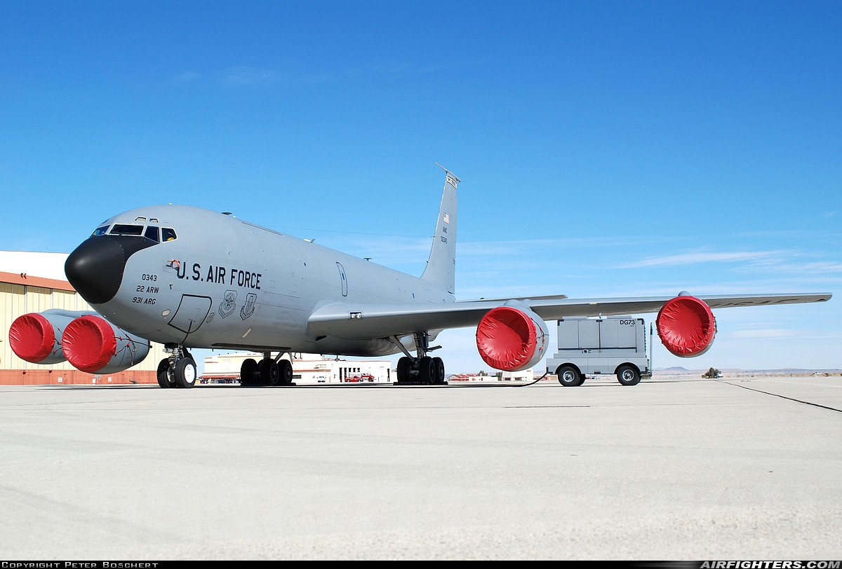 USA - Air Force Boeing KC-135R Stratotanker (717-148) 60-0343 at Edwards - AFB (EDW / KEDW), USA