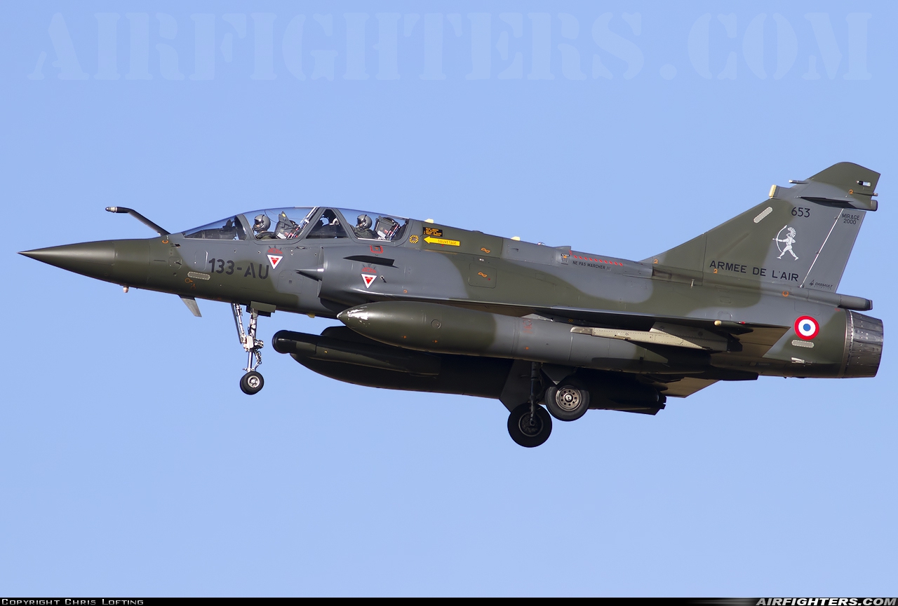 France - Air Force Dassault Mirage 2000D 653 at Marham (King's Lynn -) (KNF / EGYM), UK