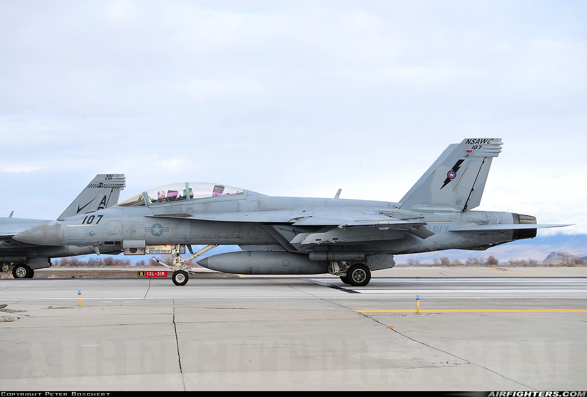 USA - Navy Boeing F/A-18F Super Hornet 166802 at Fallon - Fallon NAS (NFL / KNFL), USA