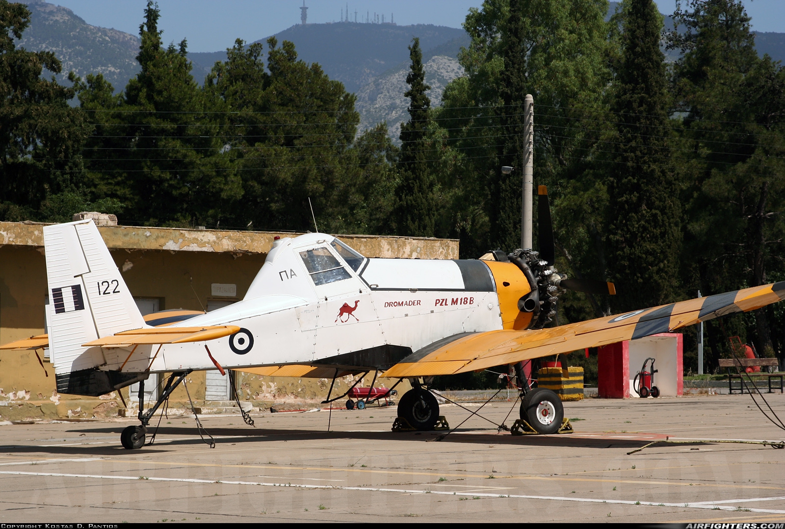 Greece - Air Force PZL-Mielec M-18B Dromader 122 at Dekelia - Tatoi (LGTT), Greece