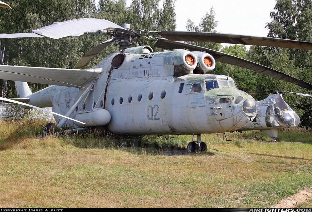 Russia - Air Force Mil Mi-6VZKP  Hook B 02 BLUE at Monino, Russia