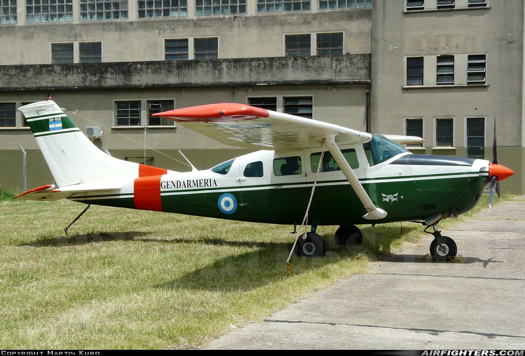 Argentina - Gendarmeria Cessna 206 Super Skywagon GN-803 at El Palomar (PAL / SADP), Argentina