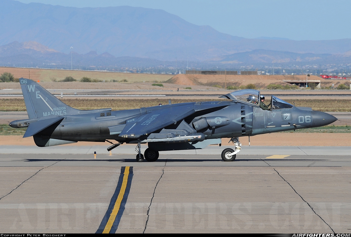 USA - Marines McDonnell Douglas AV-8B+ Harrier ll 165006 at Phoenix (Chandler) - Williams Gateway (AFB) (CHD / IWA / KIWA), USA