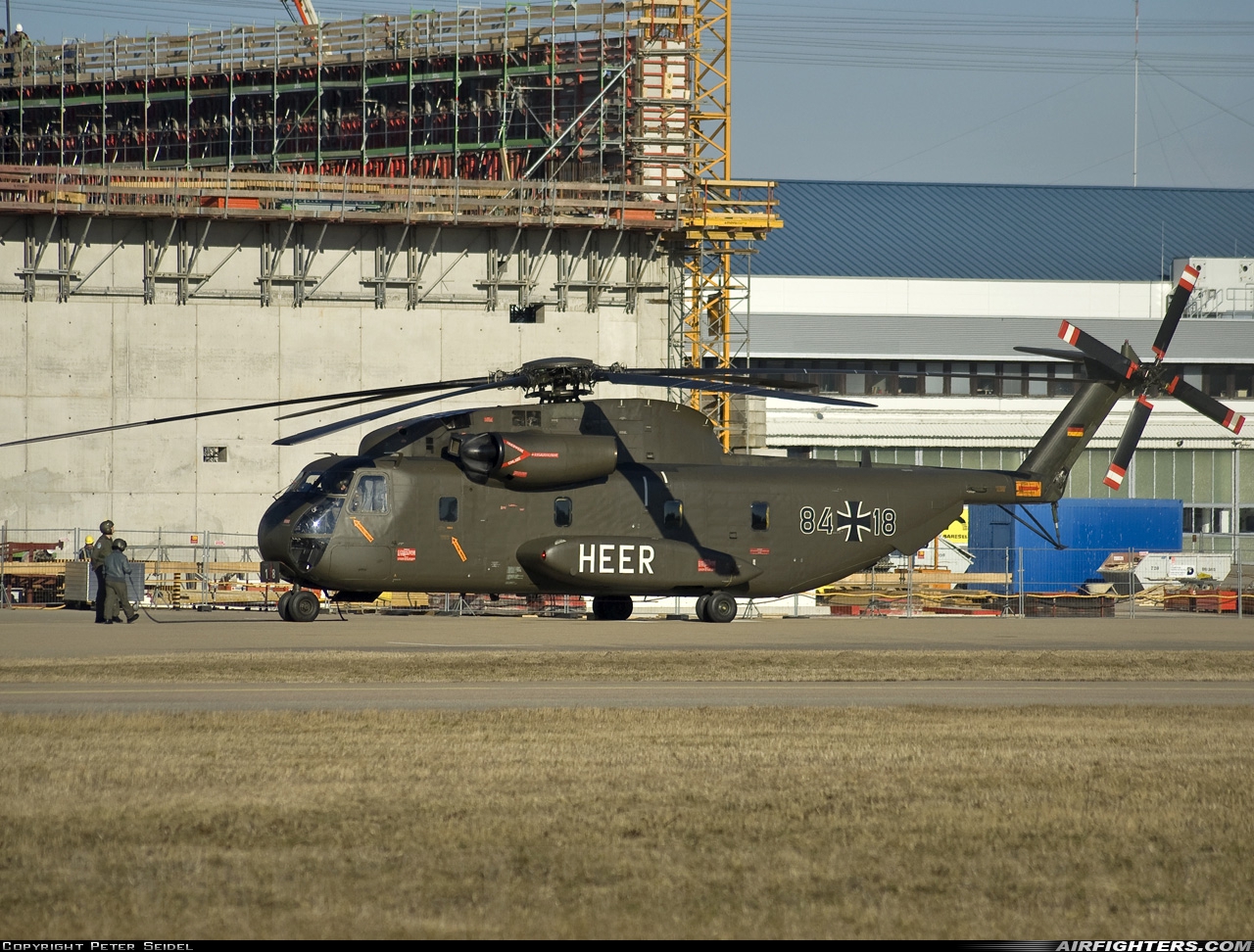 Germany - Army Sikorsky CH-53G (S-65) 84+18 at Donauwörth (EDPR), Germany
