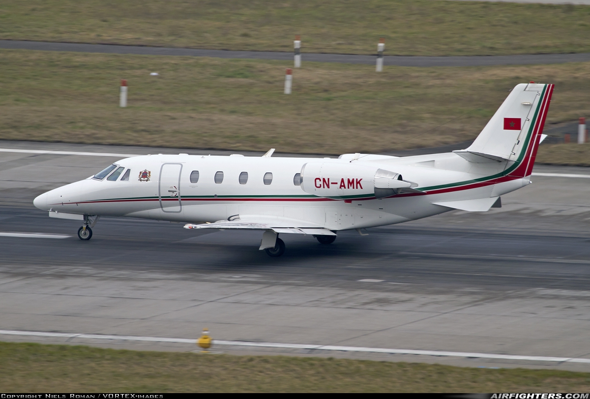 Morocco - Air Force Cessna 560XL Citation XLS+ CN-AMK at Zurich (- Kloten) (ZRH / LSZH), Switzerland