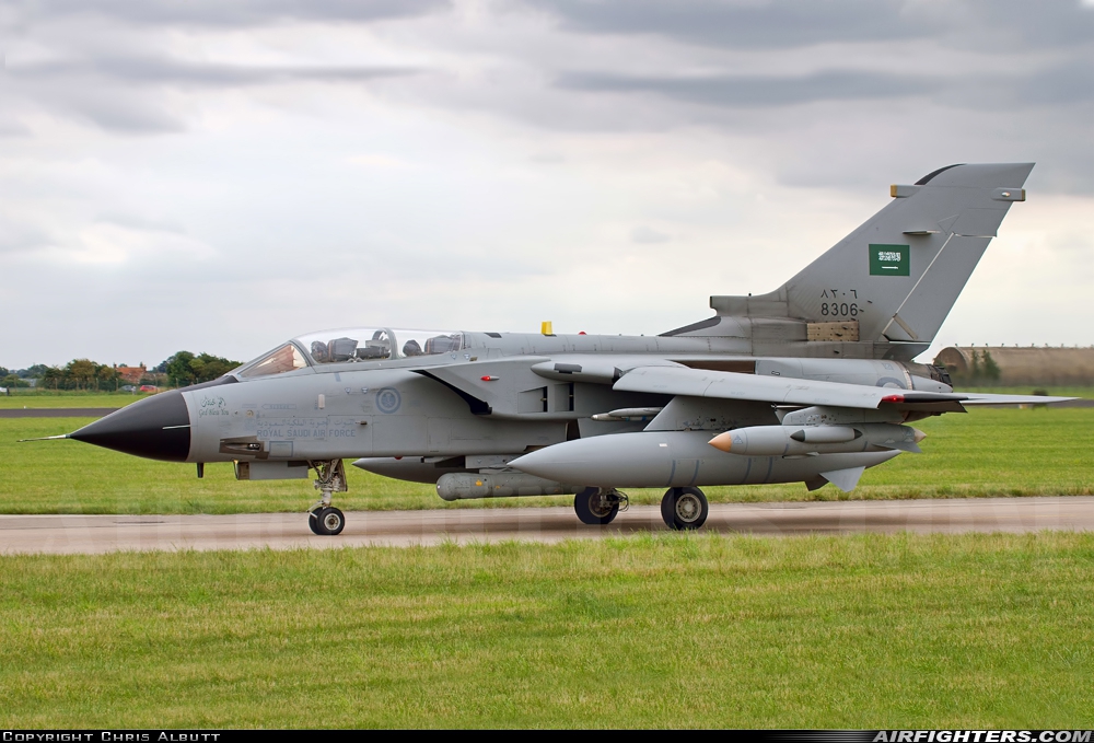 Saudi Arabia - Air Force Panavia Tornado IDS 8306 at Coningsby (EGXC), UK