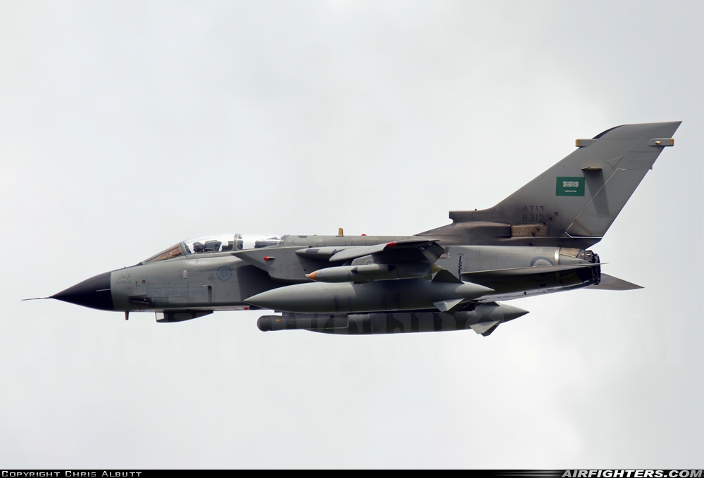 Saudi Arabia - Air Force Panavia Tornado IDS 8312 at Coningsby (EGXC), UK