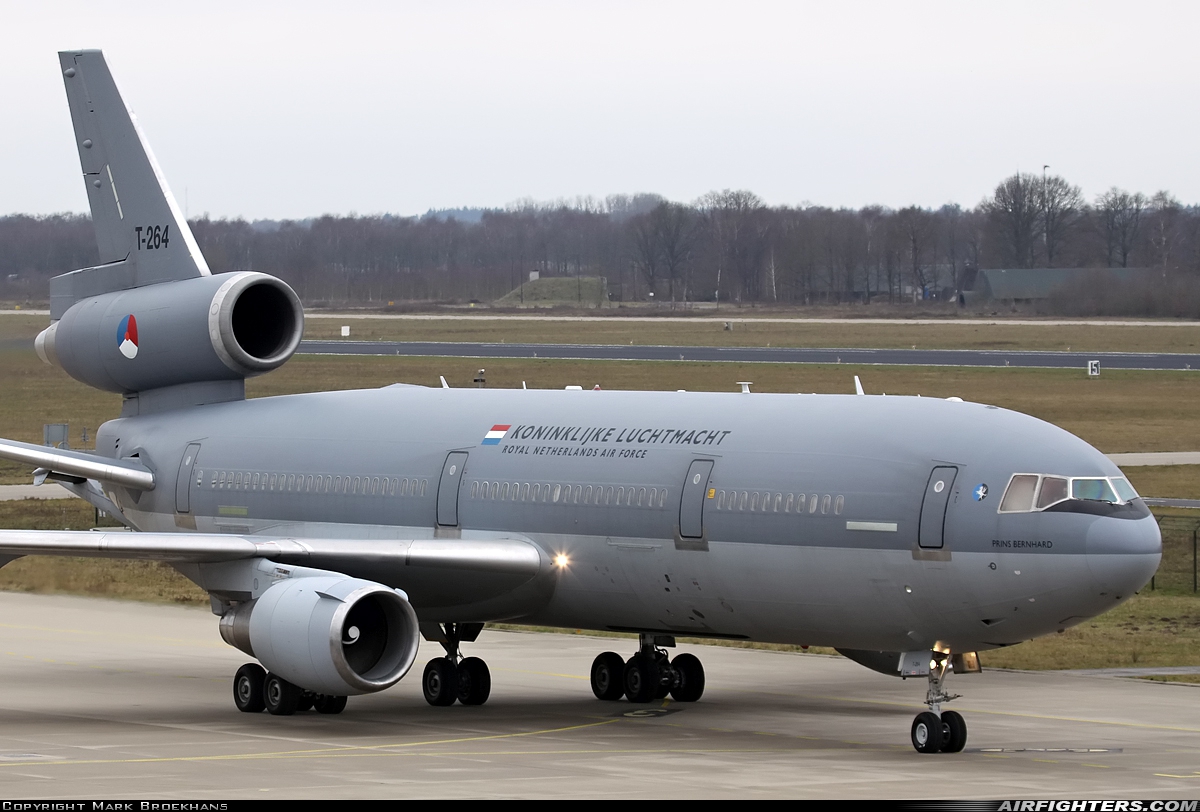 Netherlands - Air Force McDonnell Douglas KDC-10-30CF T-264 at Eindhoven (- Welschap) (EIN / EHEH), Netherlands