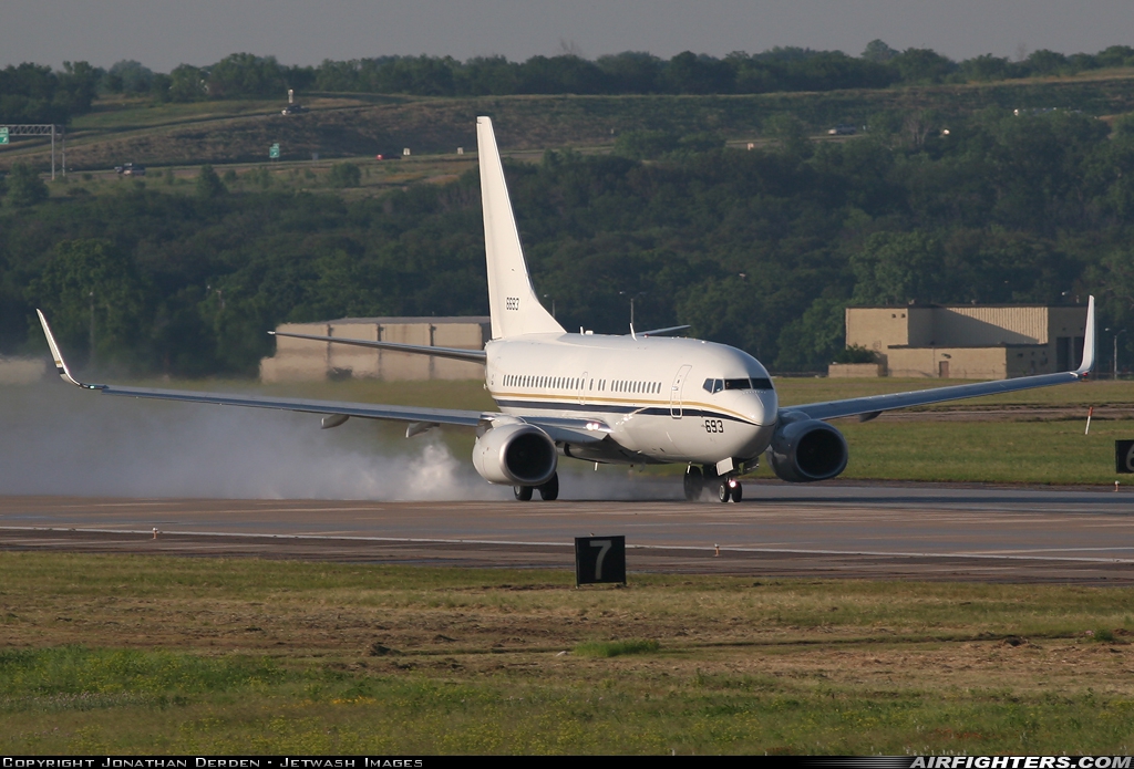 USA - Air Force Boeing C-40A Clipper (737-7AFC) 166693 at Fort Worth - NAS JRB / Carswell Field (AFB) (NFW / KFWH), USA