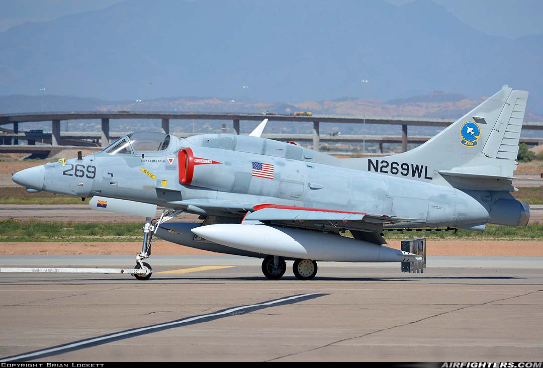 Company Owned - ATSI Douglas A-4N AyitM N269WL at Phoenix (Chandler) - Williams Gateway (AFB) (CHD / IWA / KIWA), USA