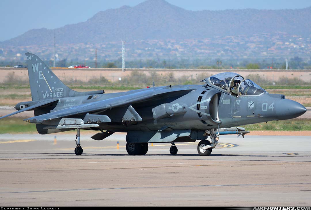 USA - Marines McDonnell Douglas AV-8B+ Harrier ll 165573 at Phoenix (Chandler) - Williams Gateway (AFB) (CHD / IWA / KIWA), USA