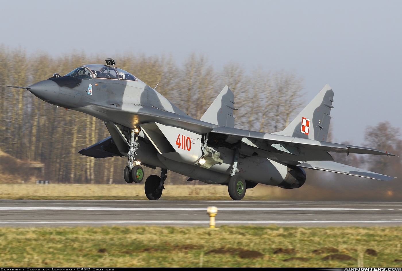 Poland - Air Force Mikoyan-Gurevich MiG-29GT (9.51) 4110 at Malbork (EPMB), Poland