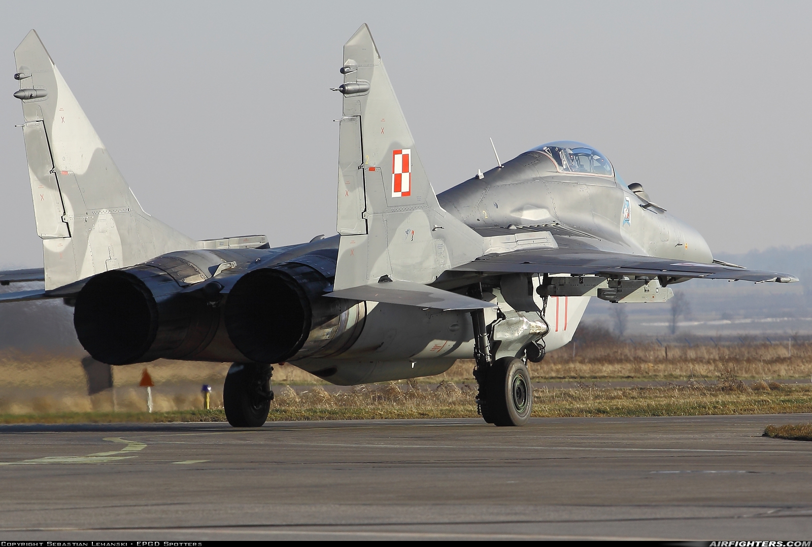 Poland - Air Force Mikoyan-Gurevich MiG-29A (9.12A) 77 at Malbork (EPMB), Poland