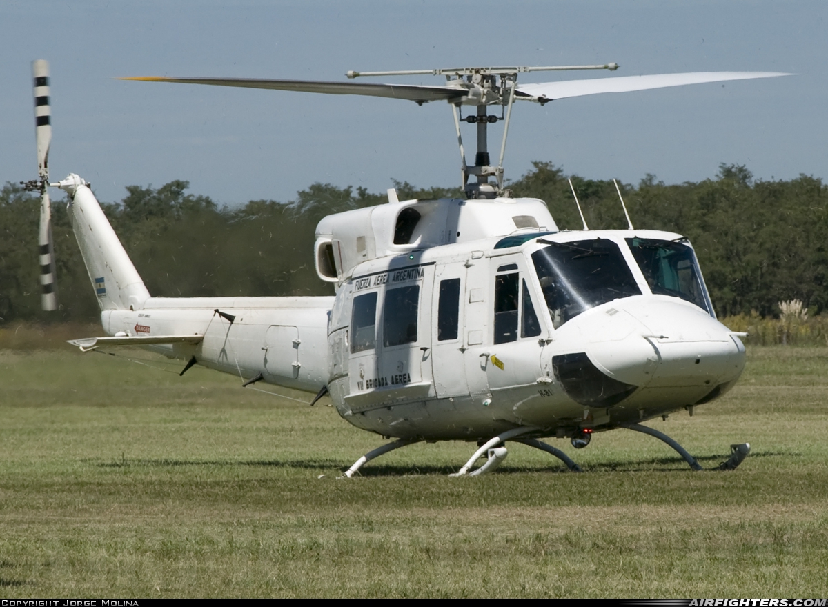Argentina - Air Force Bell 212 H-81 at Buenos Aires - Gral. Rodriguez - Ildefonso Durana, Argentina
