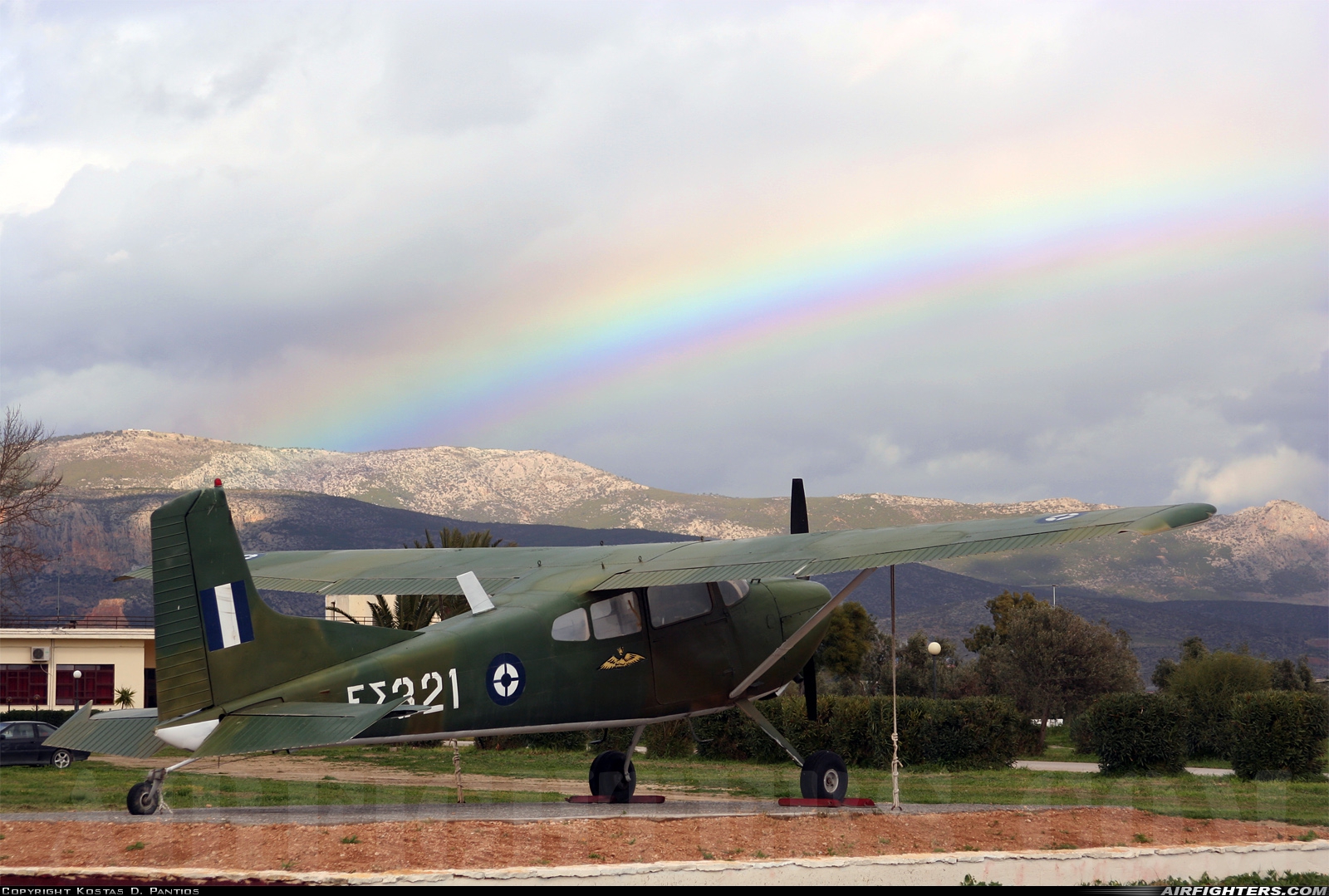 Greece - Army Cessna U-17B Skywagon ES321 at Megara AB - Pahi (LGMG), Greece