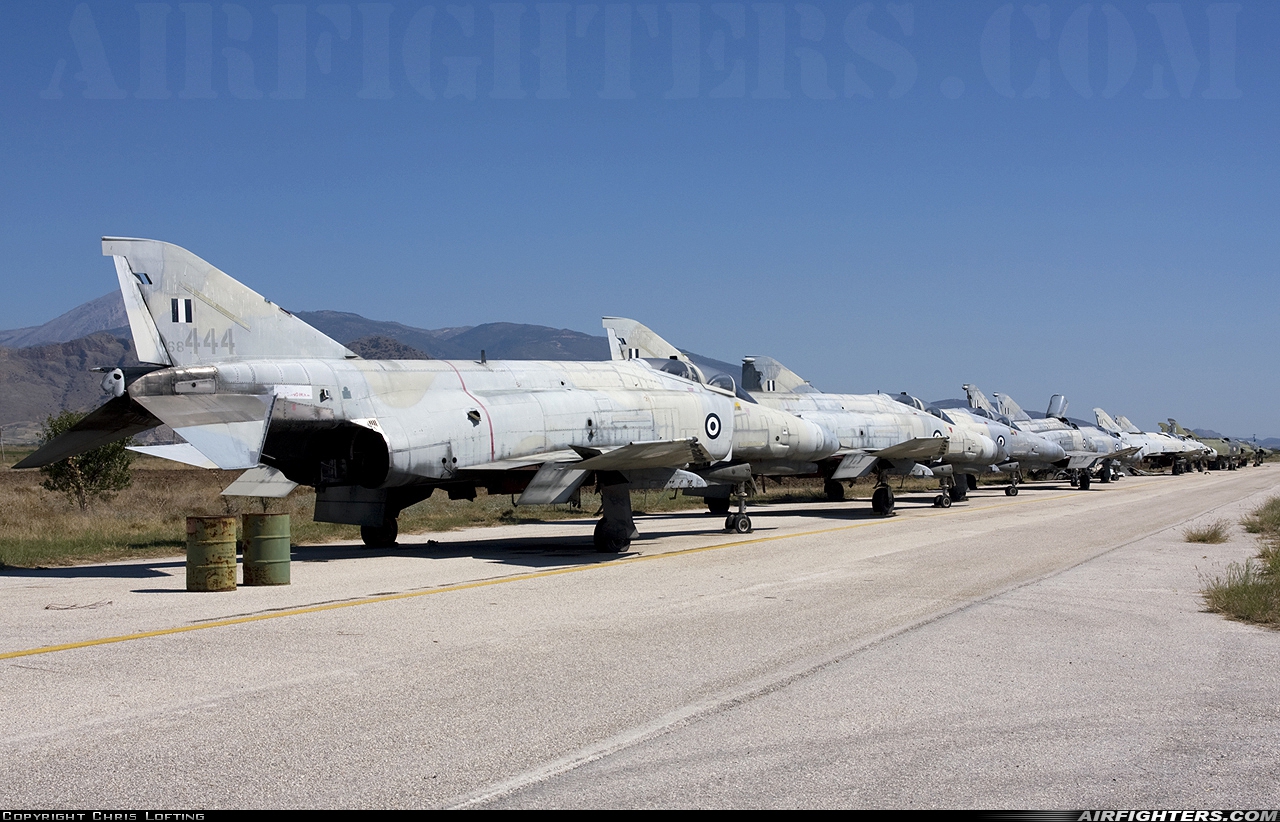 Greece - Air Force McDonnell Douglas F-4E Phantom II 68-0444 at Larissa (LRA / LGLR), Greece
