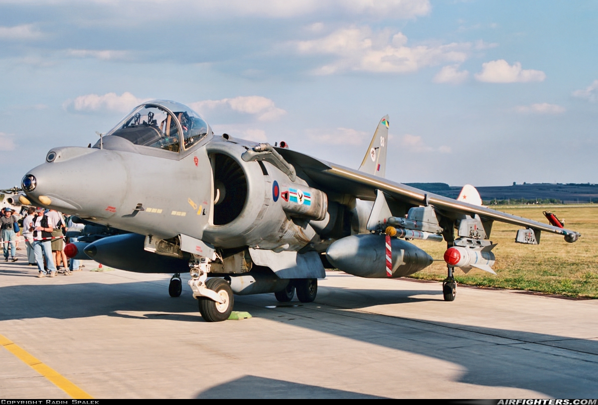 UK - Air Force British Aerospace Harrier GR.7 ZG512 at Brno - Turany (BRQ / LKTB), Czech Republic