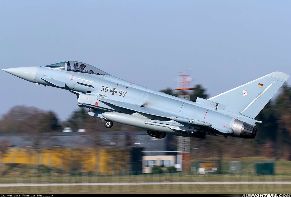 Germany - Air Force Eurofighter EF-2000 Typhoon S 30+97 at Wittmundhafen (Wittmund) (ETNT), Germany