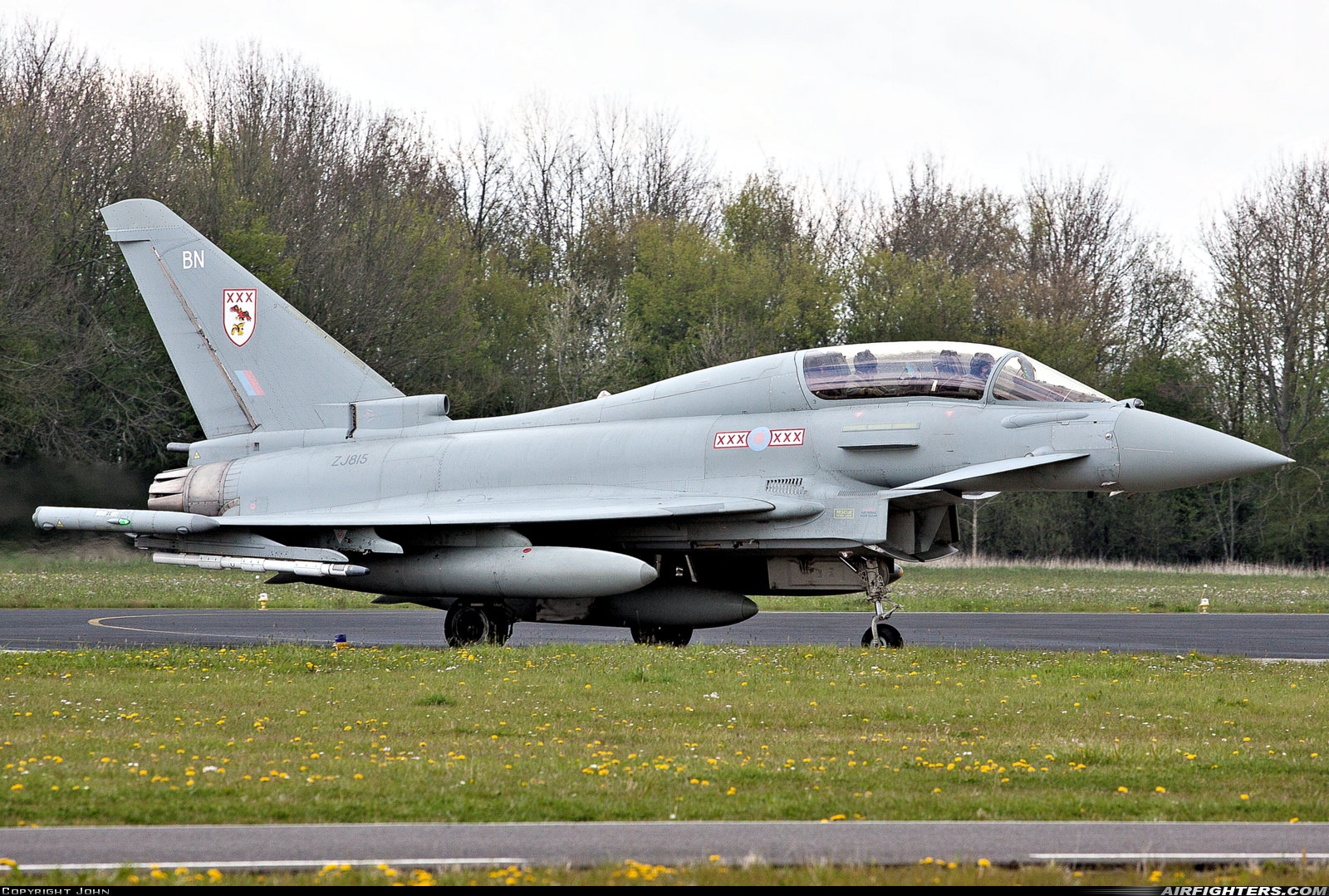 UK - Air Force Eurofighter Typhoon T3 ZJ815 at Leeuwarden (LWR / EHLW), Netherlands