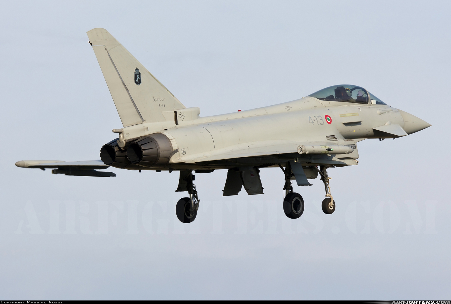 Italy - Air Force Eurofighter F-2000A Typhoon (EF-2000S) MM7294 at Cameri (LIMN), Italy