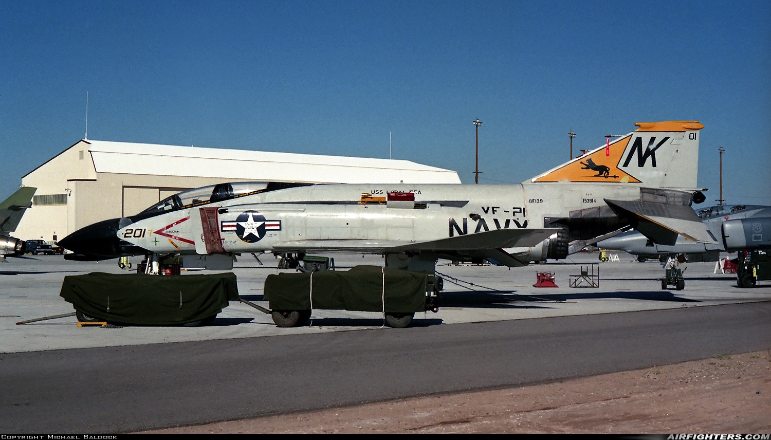 USA - Navy McDonnell Douglas F-4N Phantom II 153914 at Tucson - Davis-Monthan AFB (DMA / KDMA), USA