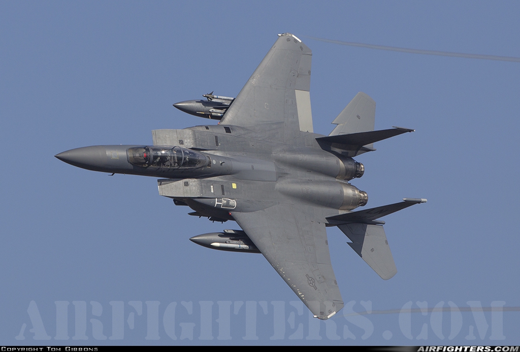 USA - Air Force McDonnell Douglas F-15E Strike Eagle 91-0302 at Off-Airport - Machynlleth Loop Area, UK