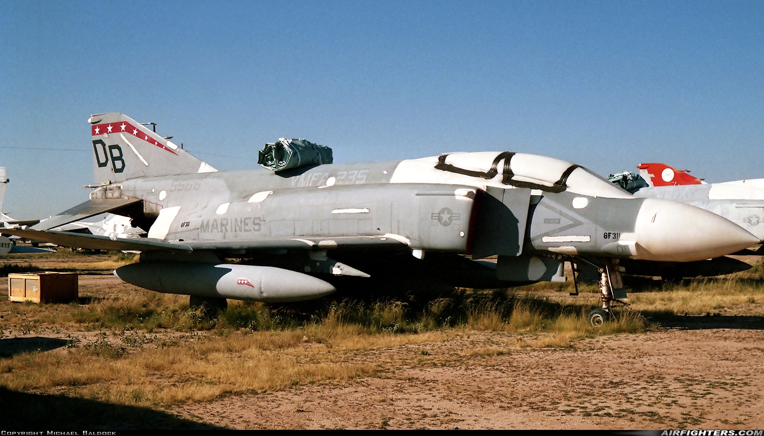 USA - Marines McDonnell Douglas F-4S Phantom II 155566 at Tucson - Davis-Monthan AFB (DMA / KDMA), USA