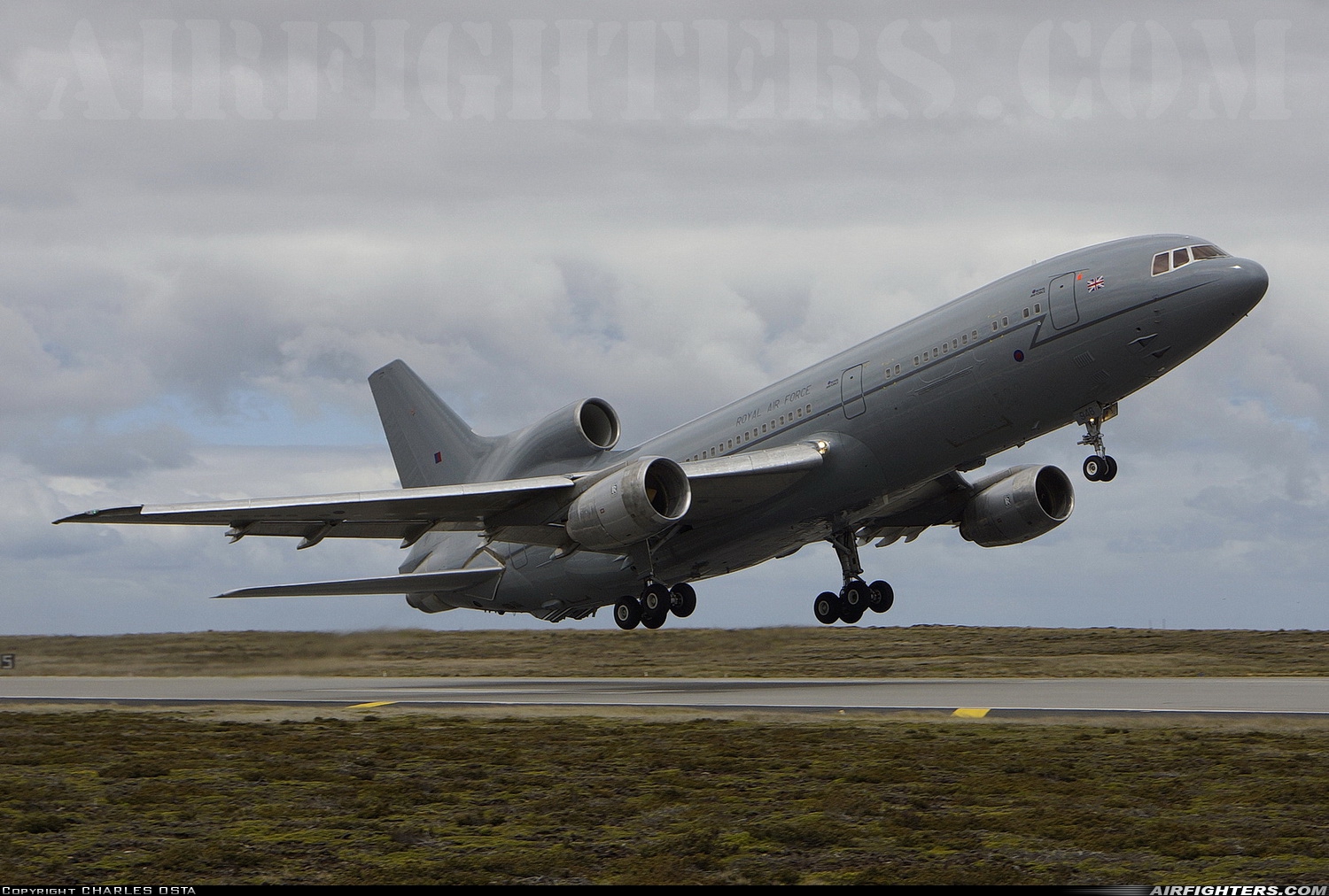 UK - Air Force Lockheed L-1011-385-3 TriStar KC1 (500) ZD948 at Mount Pleasant (MPN / EGYP), Falkland Islands