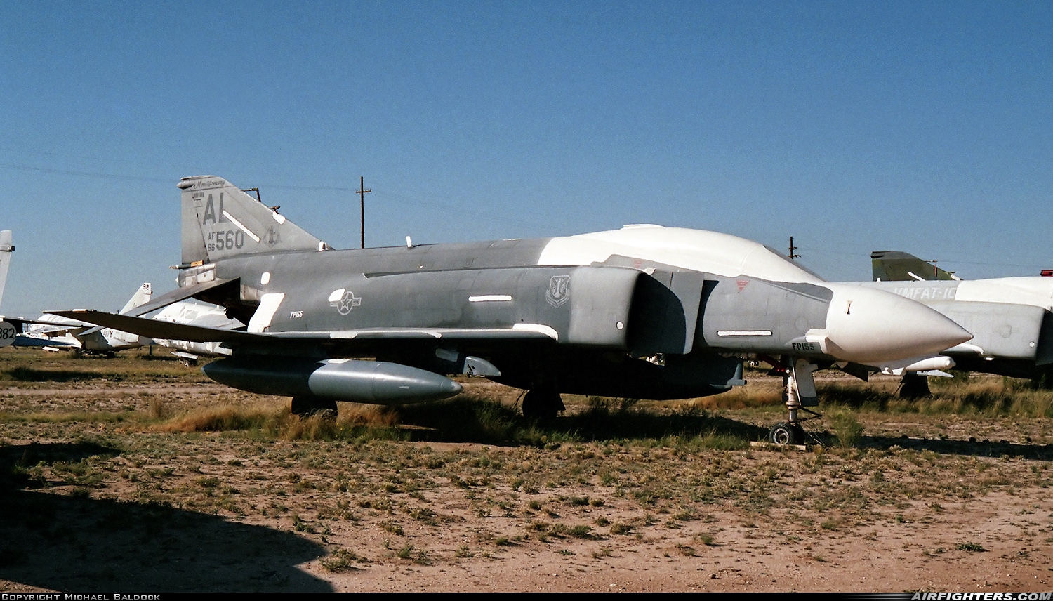 USA - Air Force McDonnell Douglas F-4D Phantom II 66-7560 at Tucson - Davis-Monthan AFB (DMA / KDMA), USA