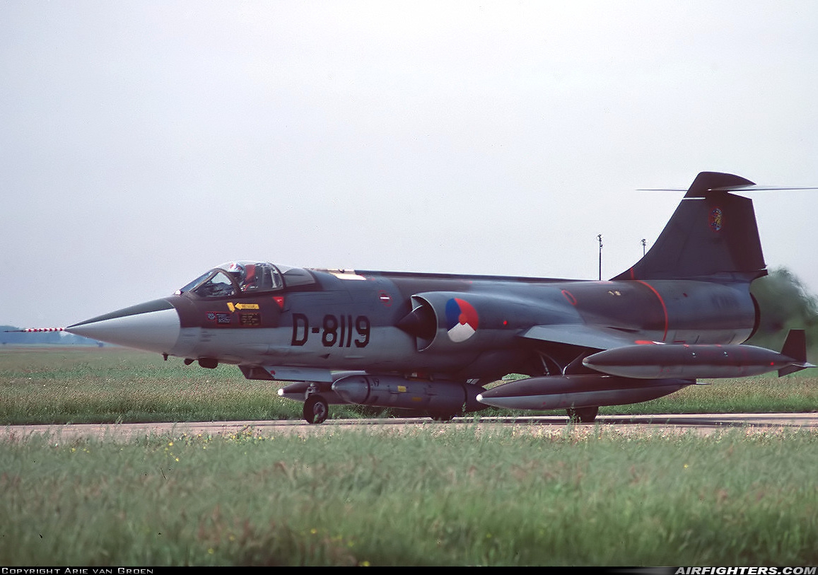 Netherlands - Air Force Lockheed RF-104G Starfighter D-8119 at Uden - Volkel (UDE / EHVK), Netherlands