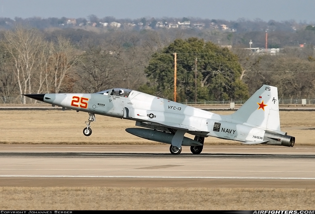 USA - Navy Northrop F-5N Tiger II 761536 at Fort Worth - NAS JRB / Carswell Field (AFB) (NFW / KFWH), USA